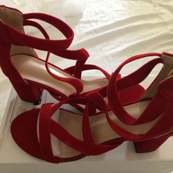 Red Velvet Heels 
