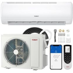 TOSOT 12,000 BTU Mini-Split Air Conditioner, Wifi Enabled Ductless Inverter Split System AC Unit Heating System