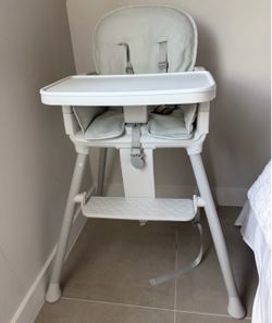 Baby High Chair with Tray and Harness