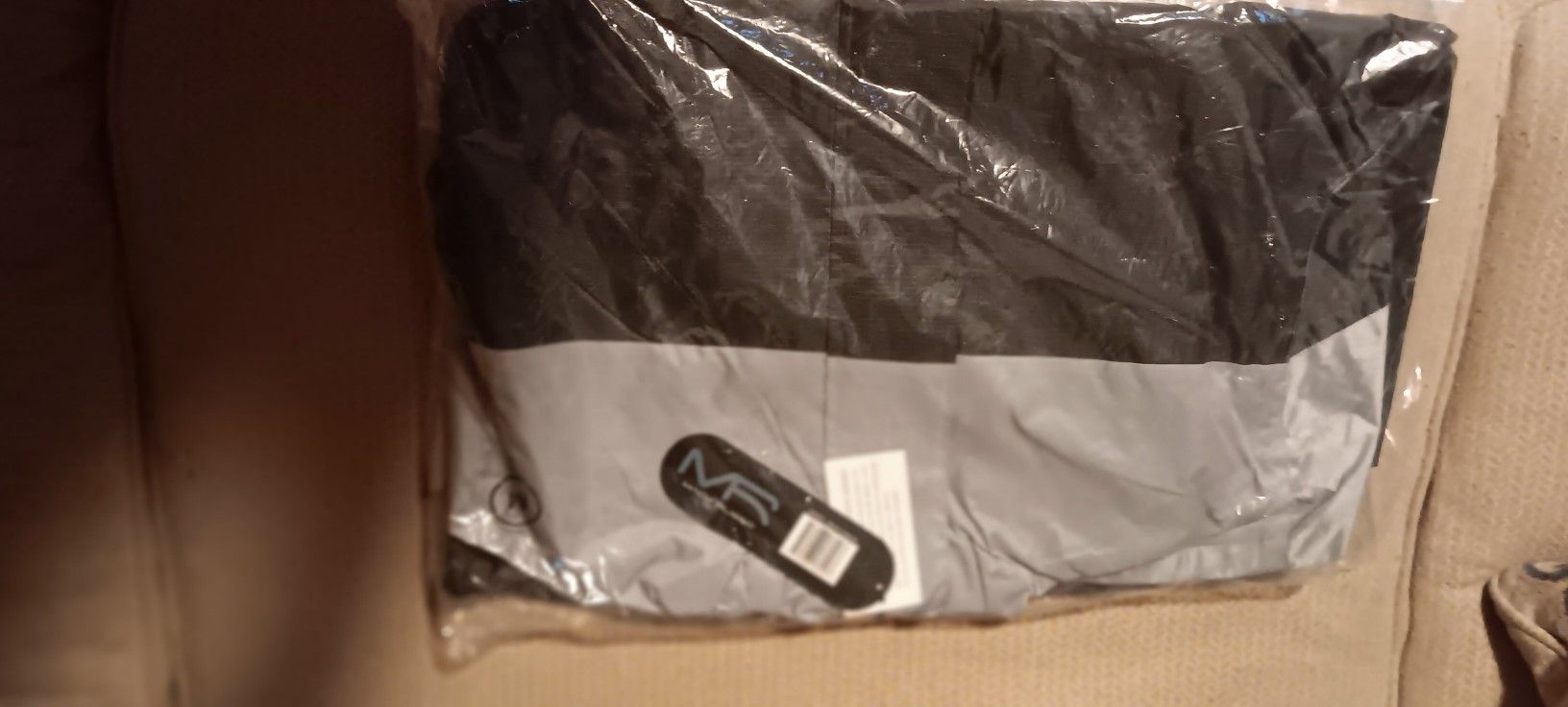 Black And Gray Rain Weather Jacket