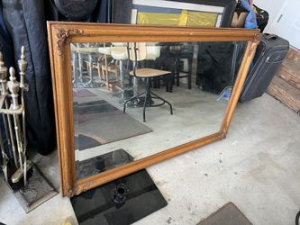Wood Frame Mirror 