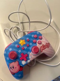 Kirby Wired Nintendo Switch Controller - Great Condition