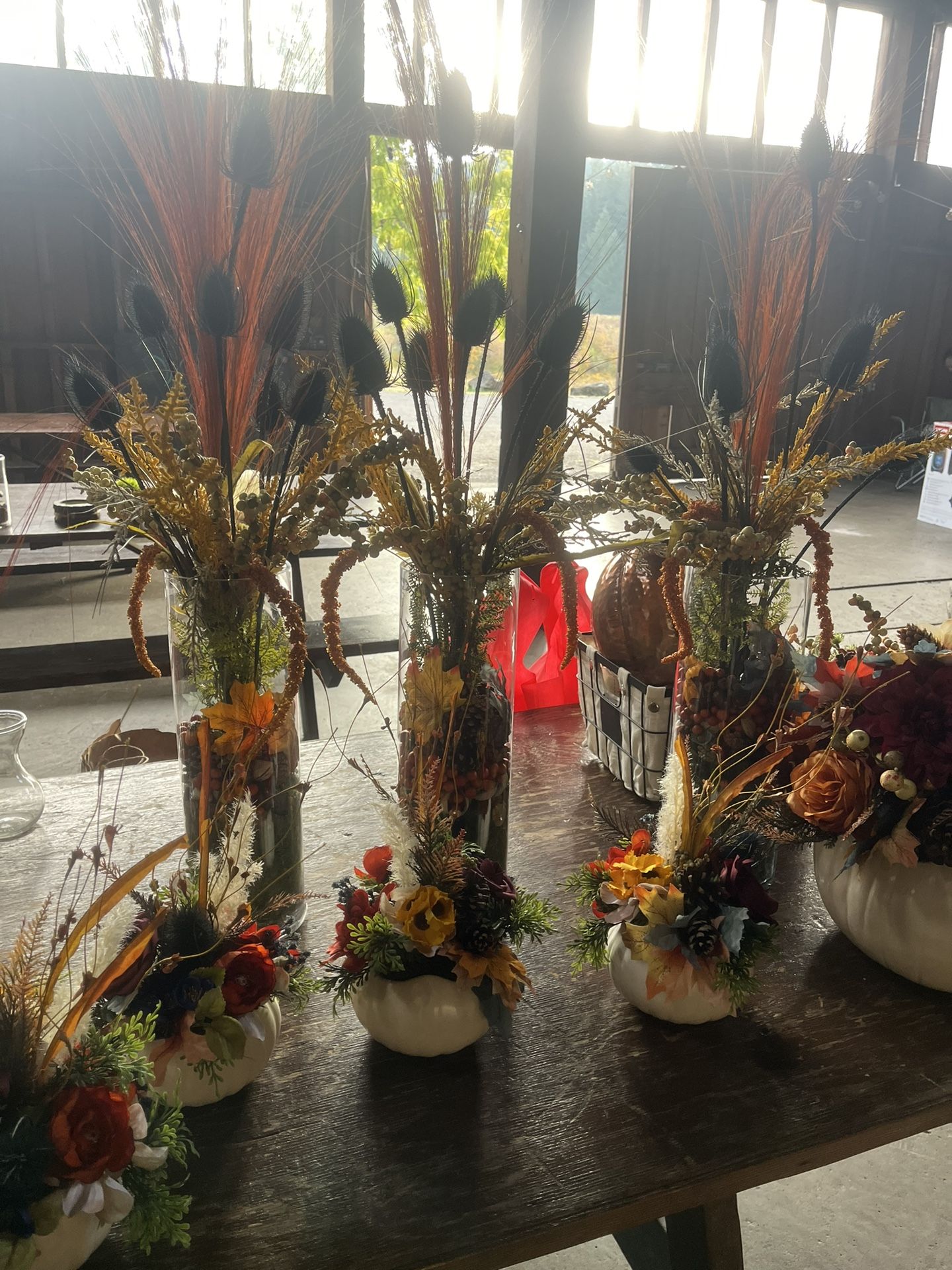 Large Vases With Flowers