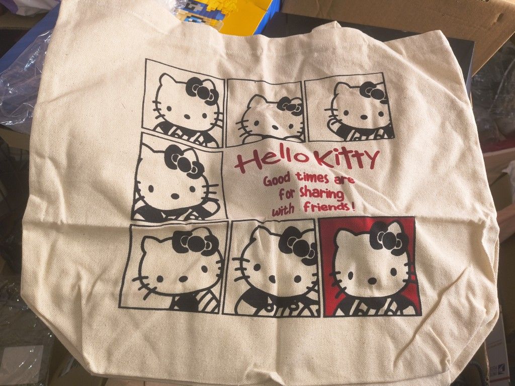 Hello Kitty Canvas Tote Bag