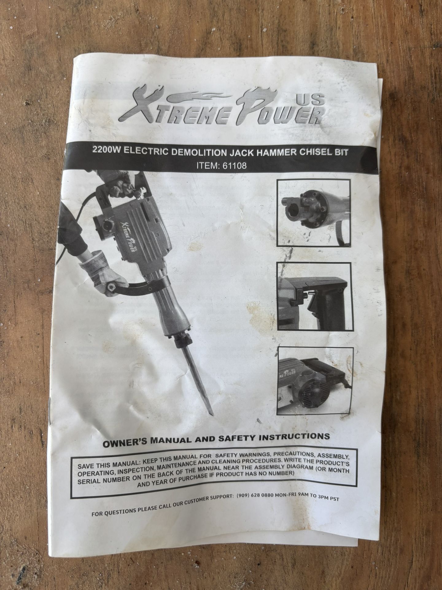 Extreme Power 2200W Hammer Jack