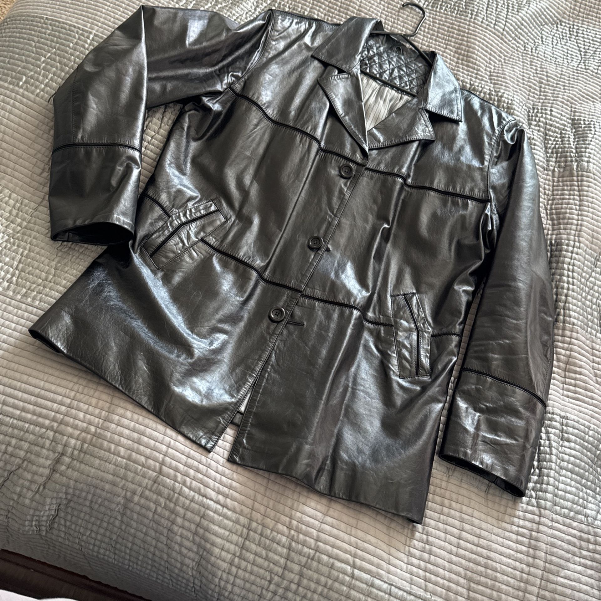 Leather Coat Mens