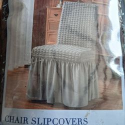 Two New In Package Brown Slip Cover For Chairs 12 Firm