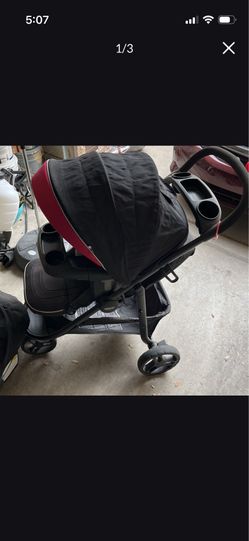 Pink stroller
