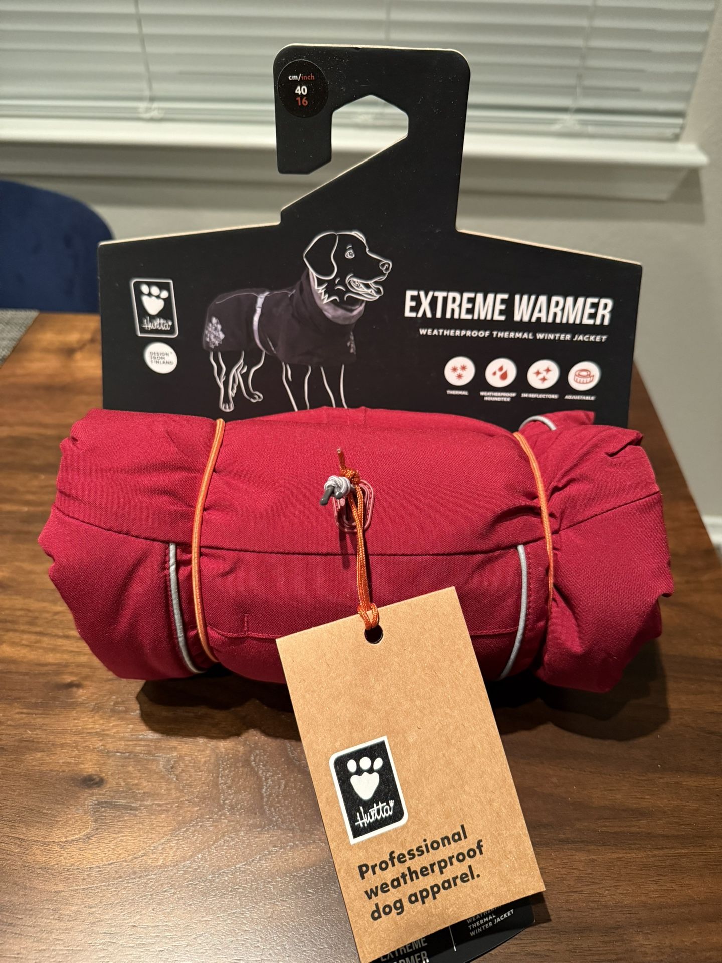 Hurtta Extreme Warmer Dog Jacket Size 16