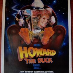 HOWARD THE DUCK 27”x41” Original Studio Release One Sheet!