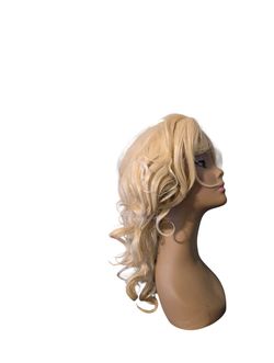 #13) Rugelyss Vintage Wigs Blonde Wig for Women Lady Natural Layered Synthetic Full Wigs for 70s Cosplay Costume Disco Hair Wig