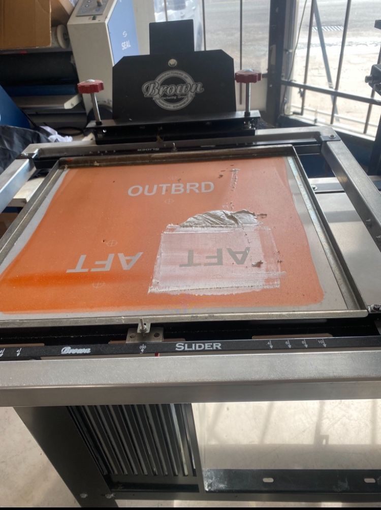 Screen Printing / One Color/ Press