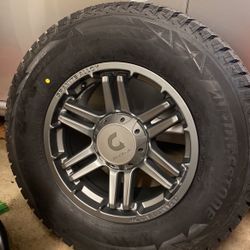 Granite Alloy Wheel And Tire 6 Lug