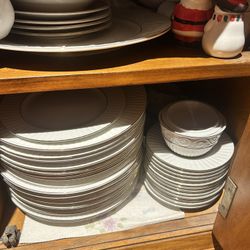 Dishes; Plates, Saucers, Cups, Salad Plates 