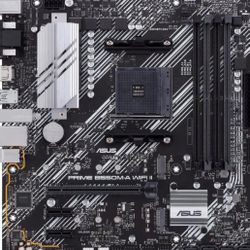 ASUS Prime B550M-A WiFi lI AMD AM4 (3rd Gen Ryzen) Micro ATX Motherboard (PCle 4.0, WiFi 6, ECC Memo.