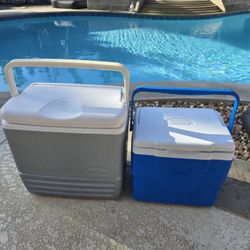 Igloo and Coleman Small Camping Coolers