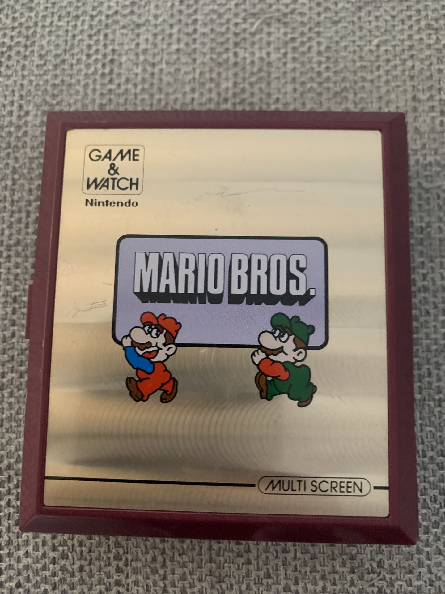Vintage Nintendo Mario Bros Handheld Game