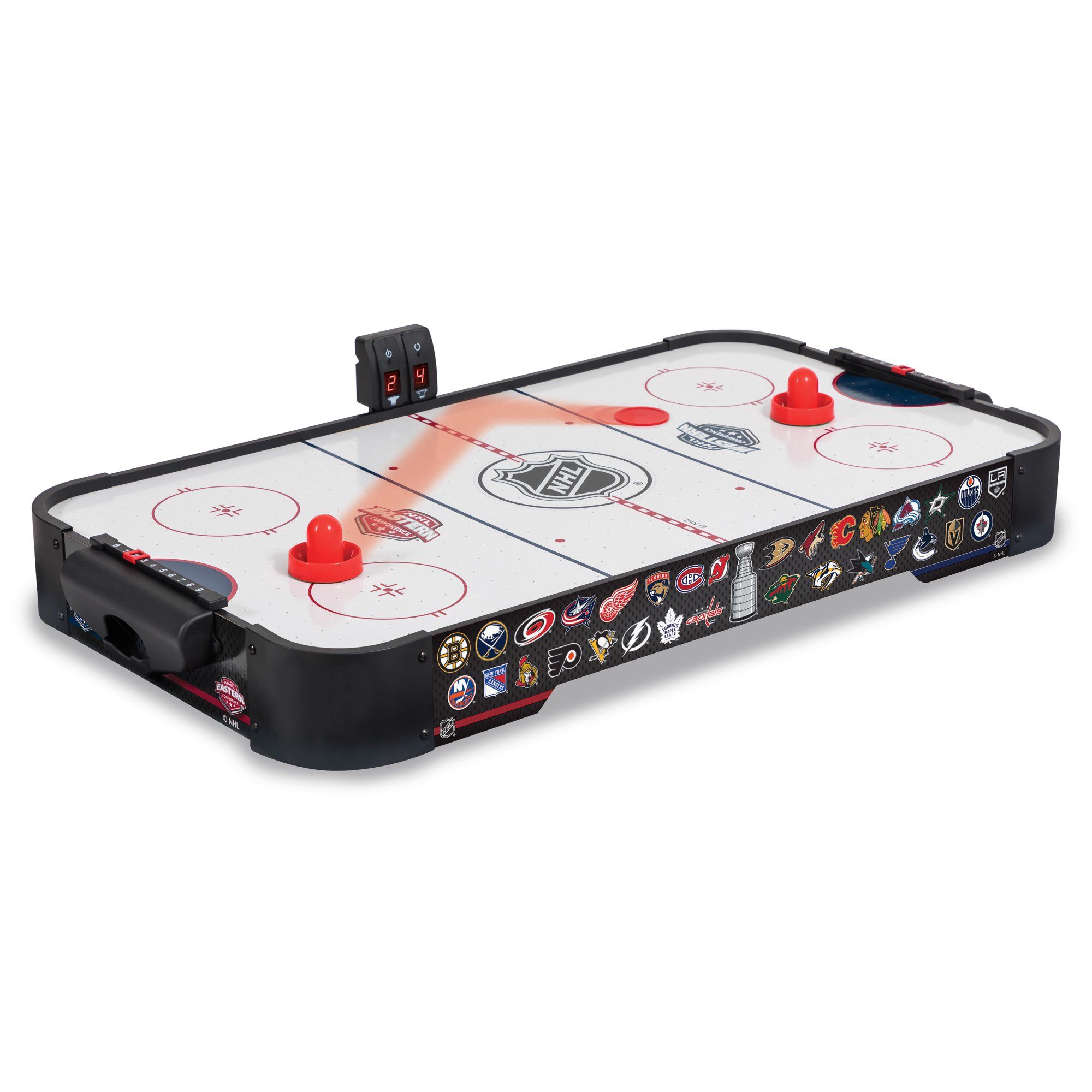 NHL Fury Table Top Air Powered Hockey Game 36 in. With Pucks & Pushers