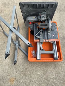 Ridgid 8in wet saw