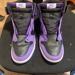 Nike Dunks Black And Purple 