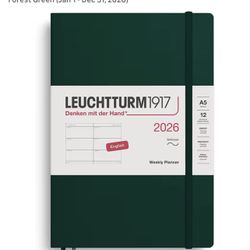 Leuchtturm 1917 A5 2026 Weekly Planner
