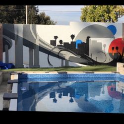 Back yard Mural