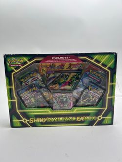 New Pokémon TCG Roaring Skies Shiny Rayquaza Ex Box