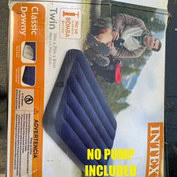 INTEX AIR MATTRESS TWIN BRAND NEW IN BOX FIRM PRICE in eagle rock  