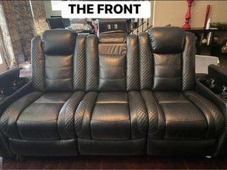 Comfortable weather, three-piece reclining the couch
