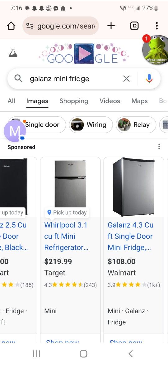 Galanz Mini Fridge
