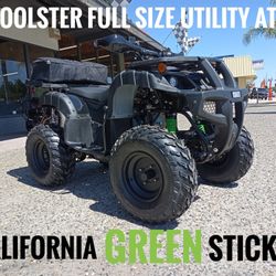 Coolster full size utility ATV GREEN Sticker 