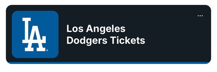 Dodger tickets