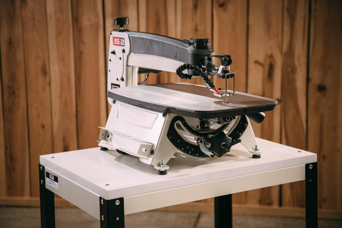 JET 22" Variable Speed Scroll Saw w/ Table & Foot Pedal