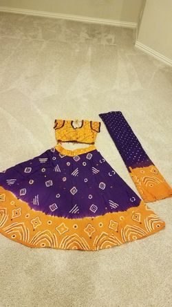 Purple chaniya choli