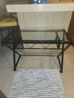 Glass desk