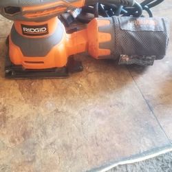 RIDGID & DEWALT 1/4 INCH PALM SANDERS (30$ EACH)