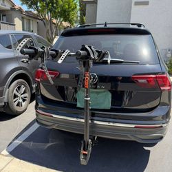 Portabicicletas CURT para carro – hasta 4 bicicletas – listo para usar