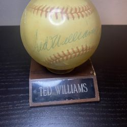 Ted Williams Signed Baseball No Paper Work 