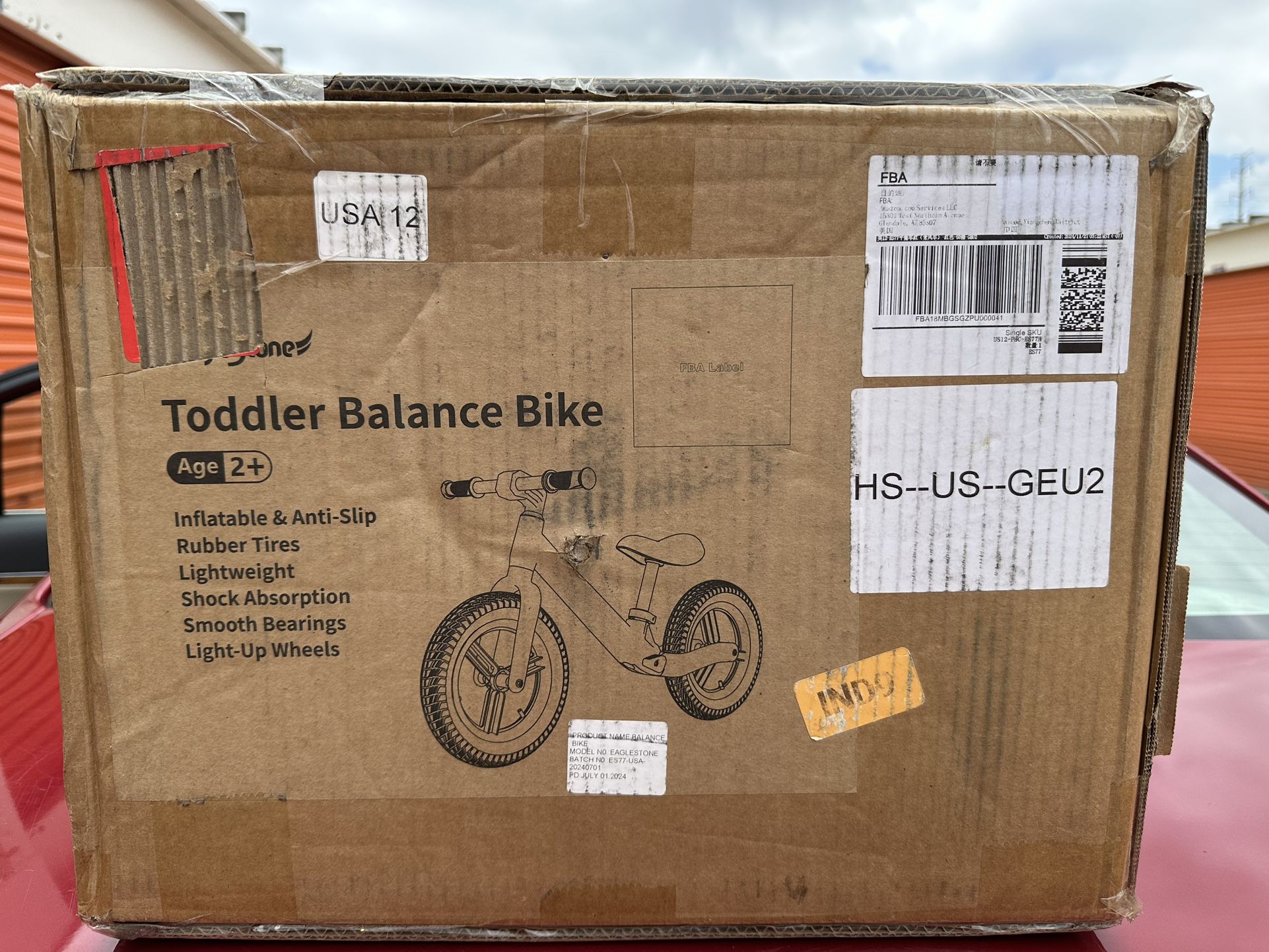 EagleStone Toddler Balance Bike