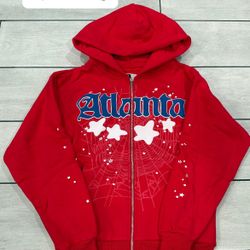 Spider Hoodie Red Alanta  