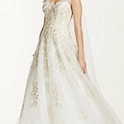 Champagne Wedding Gown 