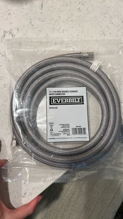 Everbilt 12 ft Braided Icemaker Water Connector