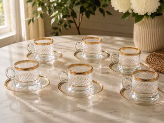 Set of 6 glass