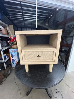 Signature Design by Ashley Cielden nightstand in very good cosmetic condition.