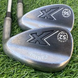 Callaway X Forged Wedge Set 52,56 Steel Shaft