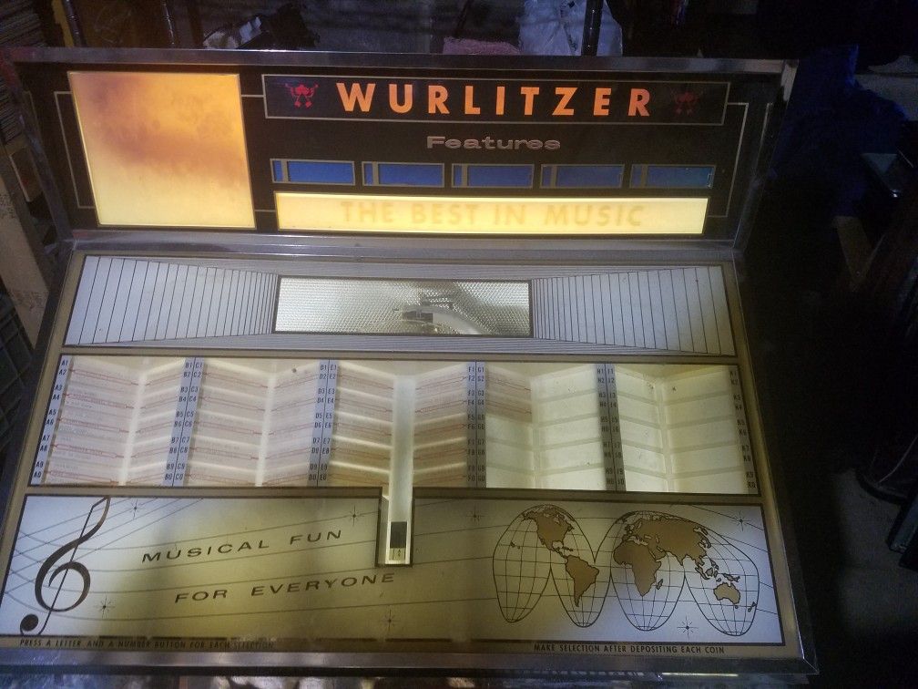 1963 Wurlitzer Jukebox Model 2710