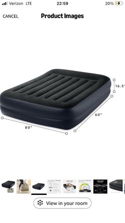 Air Mattress - self inflating and deflating