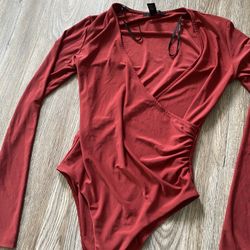 Burnt Orange Body Suit