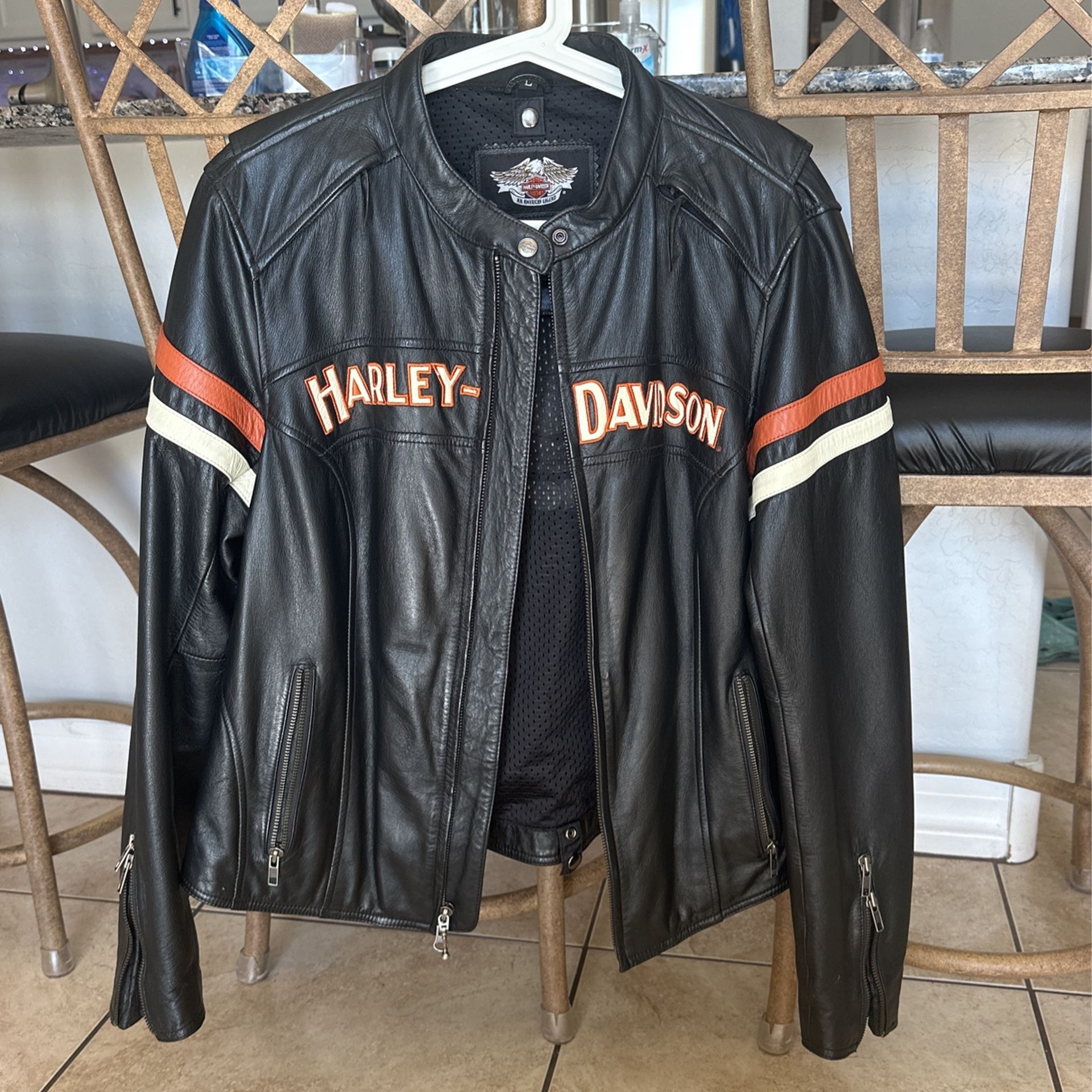 Harley Davidson Women Leather Riding Jacket