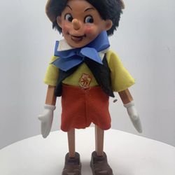 Vintage working Walt DISNEY Wind-Up 9” PINOCCHIO Toy by CARL W. GERMANY Movie